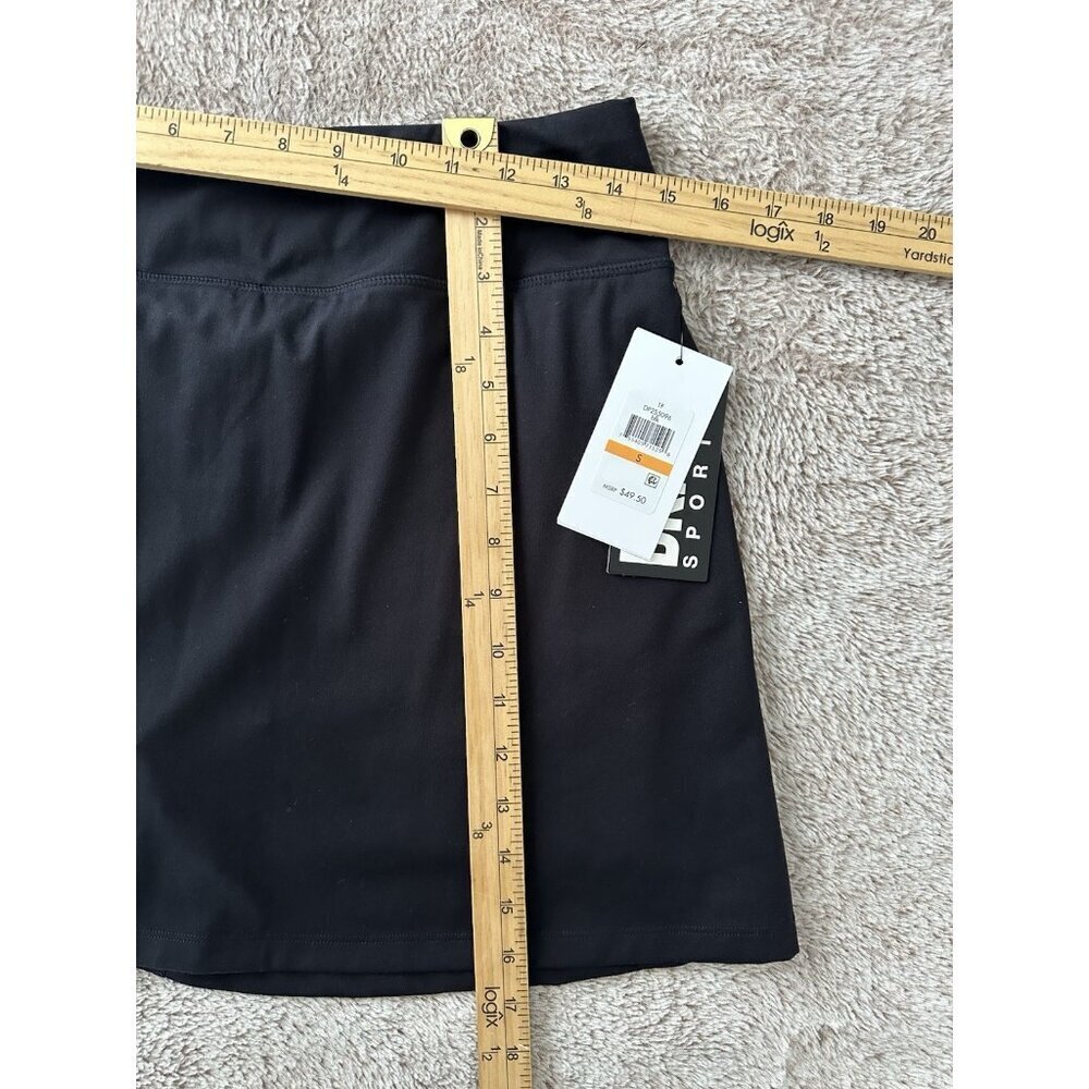 Dkny Sport Women's Balance Supersoft Compression Skort Black New - Picture 6 of 10